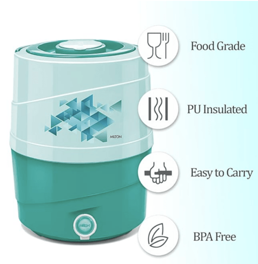 Milton New Kool Rover 12 Insulated Water Jug, 11 litres, Turquoise - Image 3